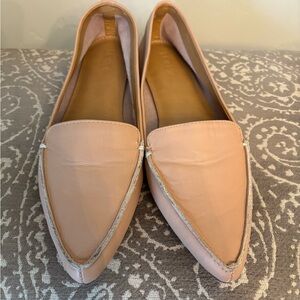 Women's J. Crew tan loafers, size 9.